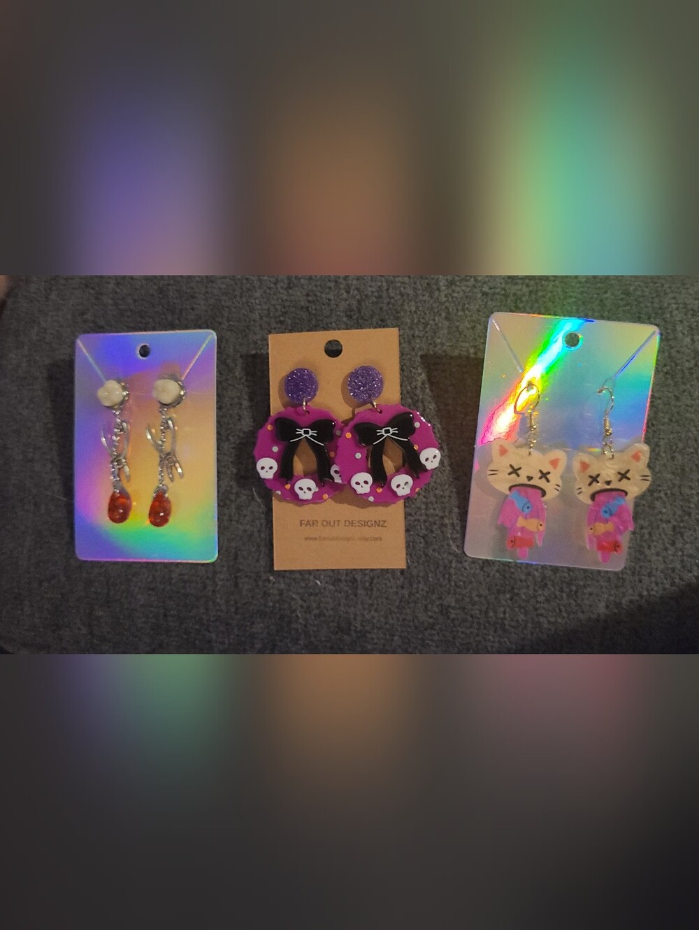 Kooky and Spooky Set of 3 Earrings
